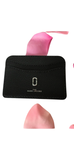 Marc Jacobs The Pearl Softshot Blush Pink Color Small Leather Card Holders