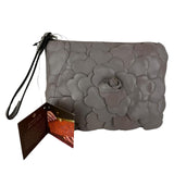 Patricia Nash Women's Pouch Cassini Rose 3D Gray Sz Small