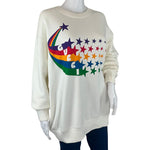 Gucci Women’s Sweatshirt Gucci Shooting Star Print Decorates Ivory Sz S