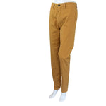 Theory Men's Zaine Patton Flat Front Stretch Solid Cotton Pants Brown Sz 28