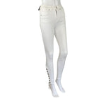 Veronica Beard Women's Kate High Rise Skinny Jeans White Sz 24