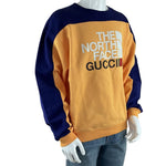 Gucci Men's Gucci x The North Face Sweatshirt Yellow/Blue Sz M