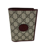 Gucci Women's Interlocking GG Supreme Retro Mini Passport Case Beige & Brown