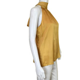 Ramy Brook Women's Lori High Neck Tank Top Sleeveless Pink, Yellow, Gold