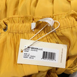 Ramy Brook Women's Blouse Double Strap Sleeveless Yellow Sz S