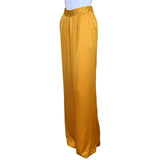 Ramy Brook Women's Satin Iris Pants Wide Leg Silhouette Green, Yellow, Navy Blue, Gold, Purple