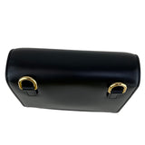 Dolce&Gabbana Women's Embellished Leather DG Interlocking Shoulder Bag Black