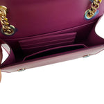 Dolce&Gabbana Women's Polished Calfskin 3.5 Cell Phone Bag Sz S Fuchsia Color