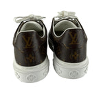 Louis Vuitton Women's Time Out Brown LV Monogram Sneakers Sz 38 Pre-Owned