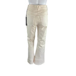 Veronica Beard Women´s Carson High-Rise Ankle Flare Jeans Ivory Sz 28