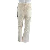 Veronica Beard Women´s Carson High-Rise Ankle Flare Jeans Ivory Sz 28