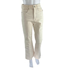 Veronica Beard Women´s Carson High-Rise Ankle Flare Jeans Ivory Sz 28