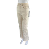 Veronica Beard Women´s Carson High-Rise Ankle Flare Jeans Ivory Sz 28