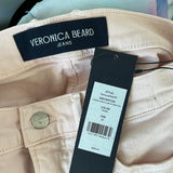 Veronica Beard Women's Carson Ankle Flare Jean Pink Sz 27