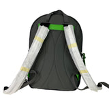 Gucci Women's Interlocking GG Backpack Gray Green & Red Sz M