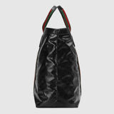 Gucci Women’s GG Crystal Medium Tote Bag in Black Leather