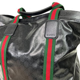 Gucci Women’s GG Crystal Medium Tote Bag in Black Leather