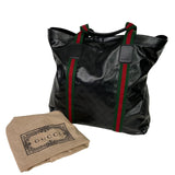 Gucci Women’s GG Crystal Medium Tote Bag in Black Leather