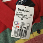 Desigual Colorful Stripes Logo American Style Polo Julio