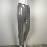 Alice + Olivia Sequin Details High Waist Stretch Pants