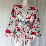 For Her Nyc Floral Multicolor Business Casual Jackets