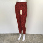 Alice + Olivia Cotton Blend Leopard Print Skinny Trousers Fit Jeans