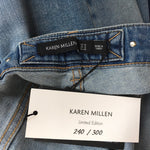 Karen Millen Blue Color Boot Cut Jeans