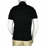 Gucci Men's Embroidered Gold Tone Bee & Ray Neck Luxury Polo