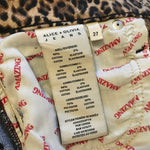 Alice + Olivia Animal Print Leopard Wild Amazing High Rise Girlfriend Jeans