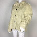 Betsey Johnson Womam Faux Fur Elegant Jacket Coat