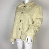 Betsey Johnson Womam Faux Fur Elegant Jacket Coat