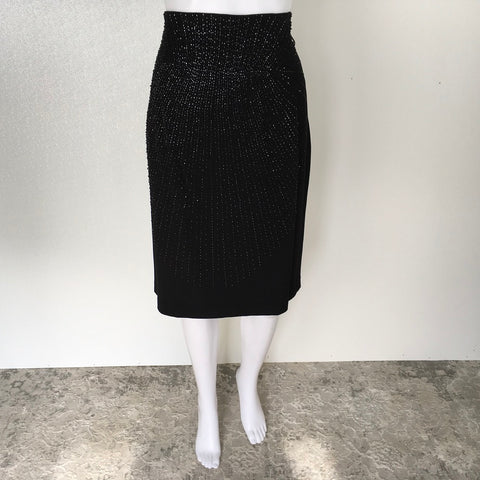 Nanette Lepore Black Color Business Casual Skirt