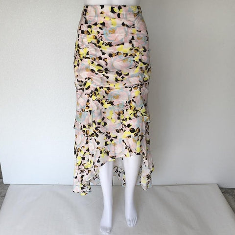 Nanette Lepore Flowers Multicolor Casual Skirt