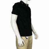 Gucci Men's Embroidered Gold Tone Bee & Ray Neck Luxury Polo