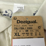 Desigual Colored Stripes Printed Logo Polo