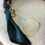 Chloe Bound Handkerchief Vinil Strap Shoulder Bag