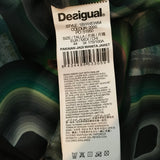 Desigual Hoodied Stamped Winter Padded Georgia Coat