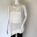 Derek Lam Cowl Neck White Elegant blouse