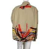 Desigual Daphnee Beige Multicolor Jacket