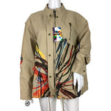 Desigual Daphnee Beige Multicolor Jacket