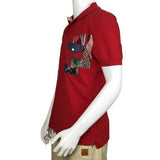 Desigual Parches Design Red Multicolor Polo