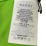 Gucci Women's Prominent Gucci Logo Leopard Print Silk Luxury Scarf Sz 90x90 cm