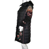 Desigual Hoodied Stamped Winter Padded Georgia Coat