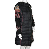 Desigual Hoodied Stamped Winter Padded Georgia Coat