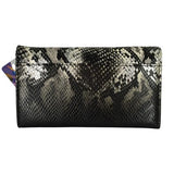 Desigual Snake Animal Print Pattern Animal Long Wallet