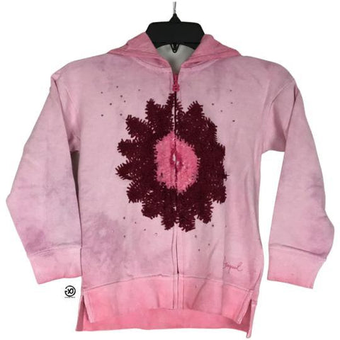 Desigual Front Floral Design Hoddied Sweatshirt Arkansas