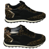 Veronica Beard  Hartley Mesh Sneaker Animal Print Camel Color