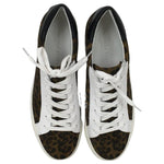 Veronica Beard Women BiBi Leopard Print Color Suede Nappa Sneaker Sz.8