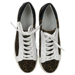 Veronica Beard Women BiBi Leopard Print Color Suede Nappa Sneaker Sz.8