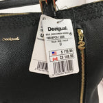 Desigual Woman Tote Bag Dark Amber Verona Black Color Casual Business